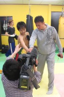 テレビ岩手取材